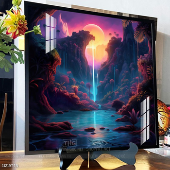 Tranh phong thủy sơn thủy đẹp