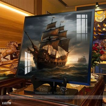 Tranh thuyền buồm và cảnh biển