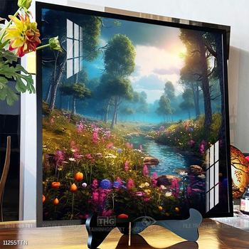 Tranh phong thủy treo trang trí phòng khách