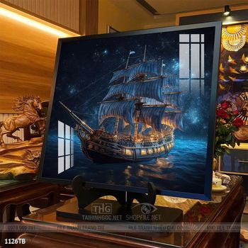 Tranh thuận buồm xuôi gió trang trí tường nhà