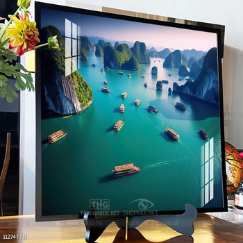 Tranh phong thủy phong cảnh thác nước thiên nhiên