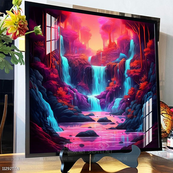 Tranh phong thủy nước non tuyệt đẹp