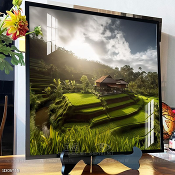 Tranh phong thủy nước non tuyệt đẹp