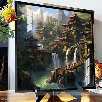 Tranh phong thủy sơn thủy đẹp