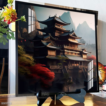 Tranh phong thủy sơn thủy đẹp