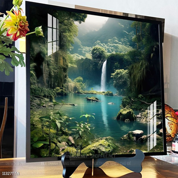 Tranh phong thủy nước non tuyệt đẹp