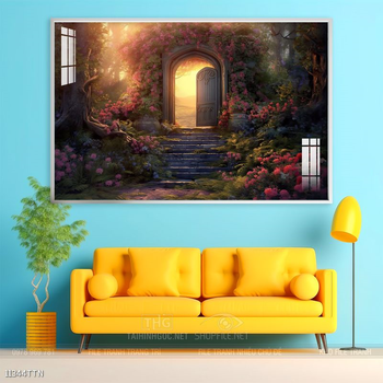 Tranh phong thủy nước non tuyệt đẹp