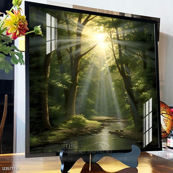 Tranh phong thủy nước non tuyệt đẹp