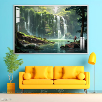 Tranh phong thủy sơn thủy hữu tình