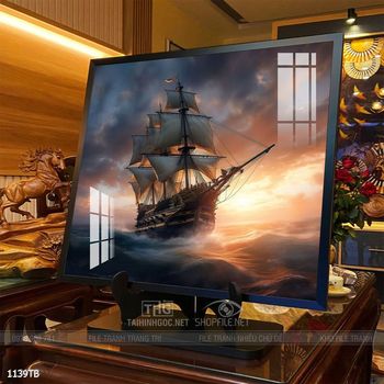 Tranh thuận buồm xuôi gió đẹp ấn tượng