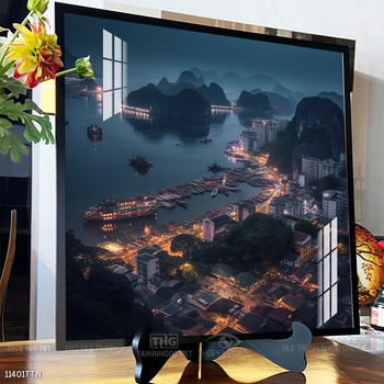 Tranh phong thủy sơn thủy đẹp