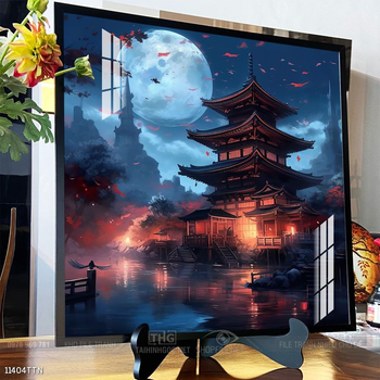 Tranh phong thủy sơn thủy hữu tình