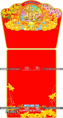 File lịch tết bính ngọ tài lộc kim tiền 1140LT