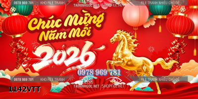 File tranh psd phông nền tết phông background tất niên cuối năm 2026 tết 1142VTT