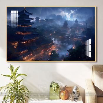 Tranh phong thủy treo trang trí phòng khách