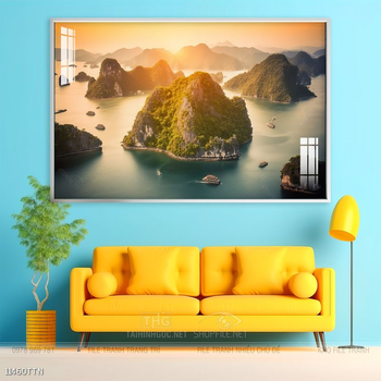 Tranh phong thủy sơn thủy hữu tình