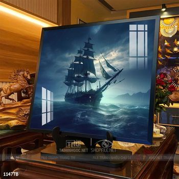 Tranh thuận buồm xuôi gió treo tường đẹp