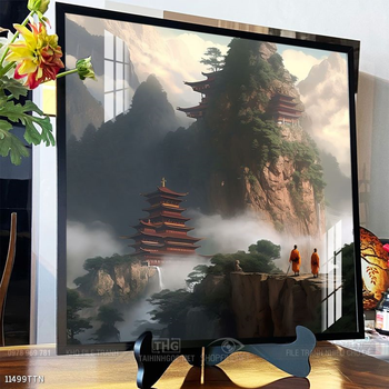 Tranh phong thủy sơn thủy hữu tình