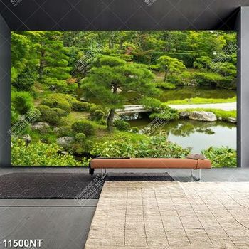 Tranh rừng cây xanh