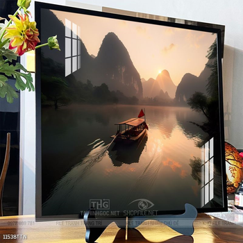 Tranh phong thủy sơn thủy hữu tình