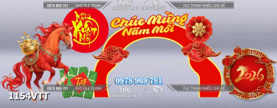 File tiểu cảnh mô hình sự kiện cnc trang trí tết 1154VTT