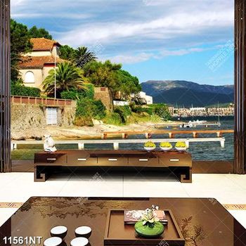 Tranh biển trời trong xanh 11561Nt