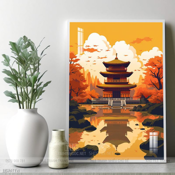 Tranh phong thủy sơn thủy đẹp