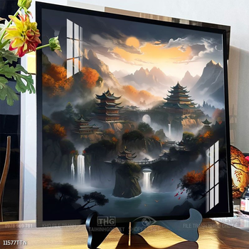 Tranh phong thủy sơn thủy hữu tình