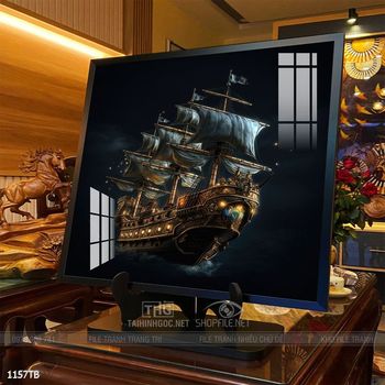 Tranh thuận buồm xuôi gió cánh buồm vàng đẹp nhất