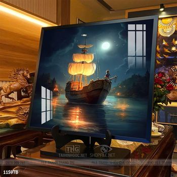 Tranh thuận buồm xuôi gió trang trí tường nhà