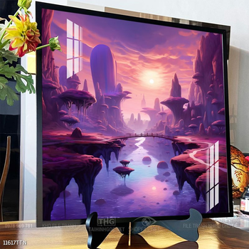 Tranh phong thủy nước non tuyệt đẹp