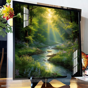 Tranh phong thủy sơn thủy đẹp