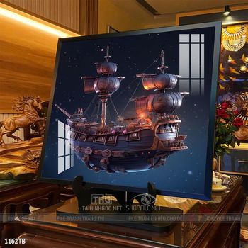 Tranh thuận buồm xuôi gió treo tường