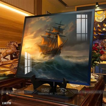 Tranh thuận buồm xuôi gió đẹp