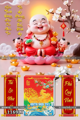 File lịch tết ông tài lộc như ý 1169LT