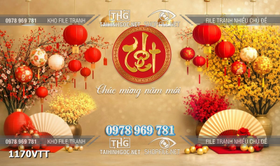 File tranh background phông nền chụp hình tết phông tết niên cuối năm 1170VTT