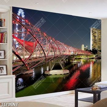 Tranh phố đêm file gốc