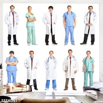 Tranh y tá và bác sỹ