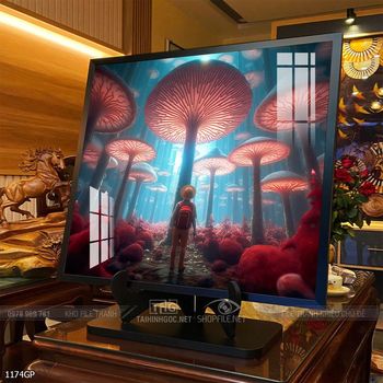 Tranh nghệ thuật phi hành gia treo trang trí tường