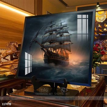 Tranh thuận buồm xuôi gió đẹp