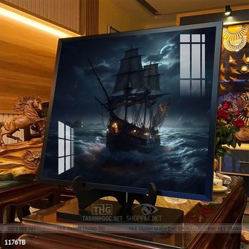 Tranh phong thủy thuận buồm xuôi gió tài lộc đẹp