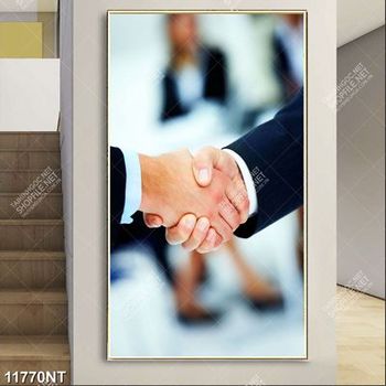 Tranh bắt tay hợp tác