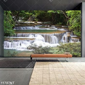 Tranh thác nước trong rừng xanh 11787NT