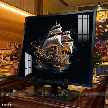 Tranh thuận buồm xuôi gió trang trí tường nhà