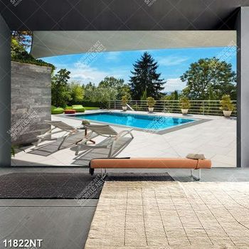 Tranh bể bơi 11822NT