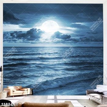 Tranh ánh trắng sáng trên biển