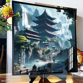 Tranh phong thủy sơn thủy đẹp