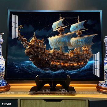 Tranh thuận buồm xuôi gió đẹp