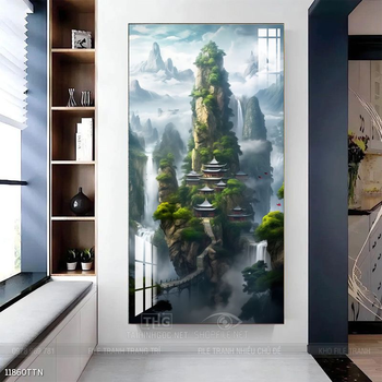 Tranh phong thủy sơn thủy hữu tình