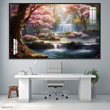 Tranh phong thủy treo trang trí phòng khách